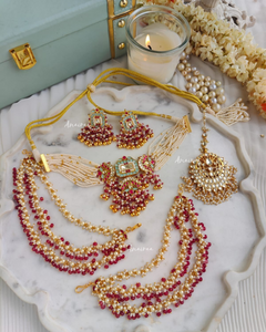 Paachi kundan choker set