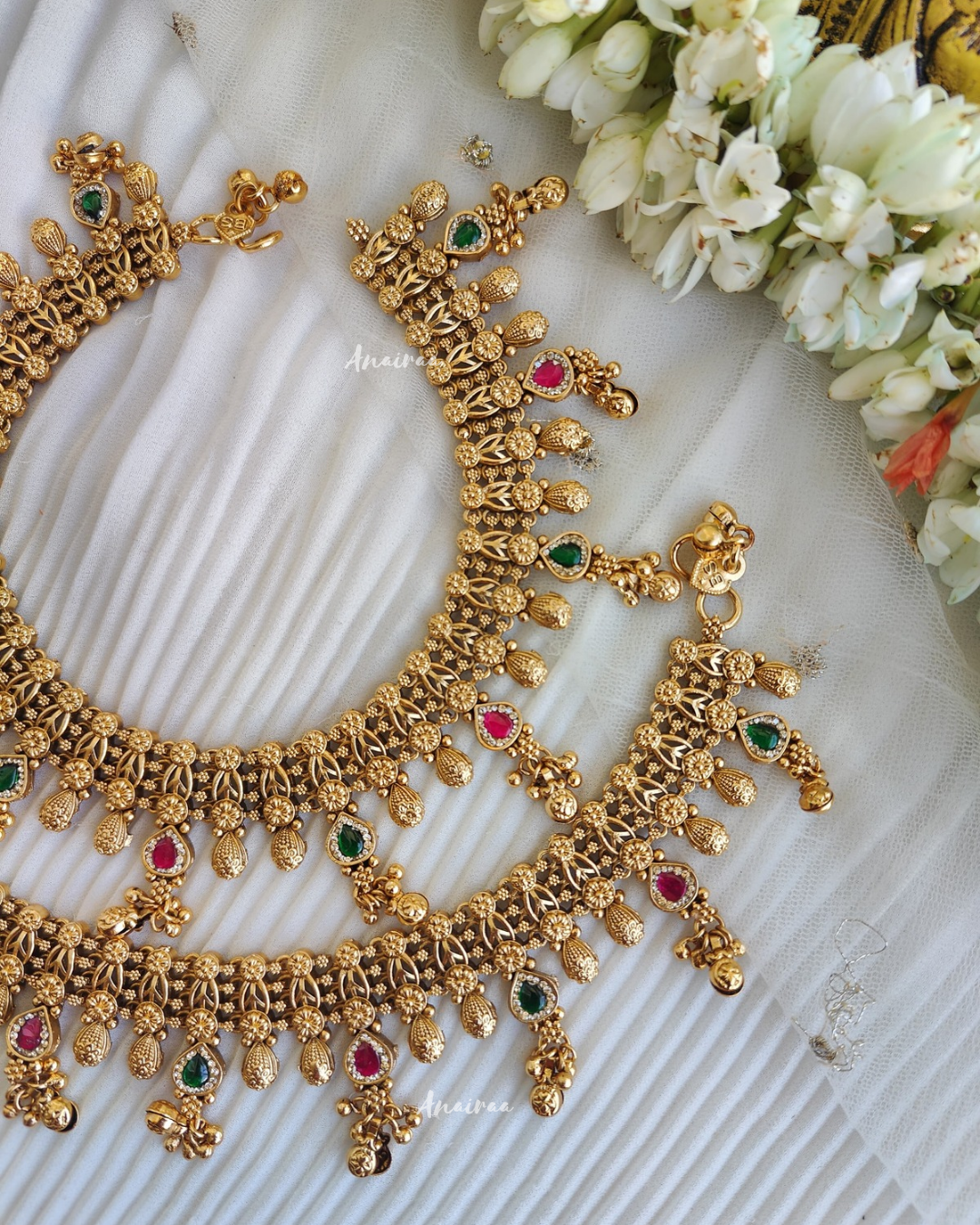 Antique kundan anklet\payal