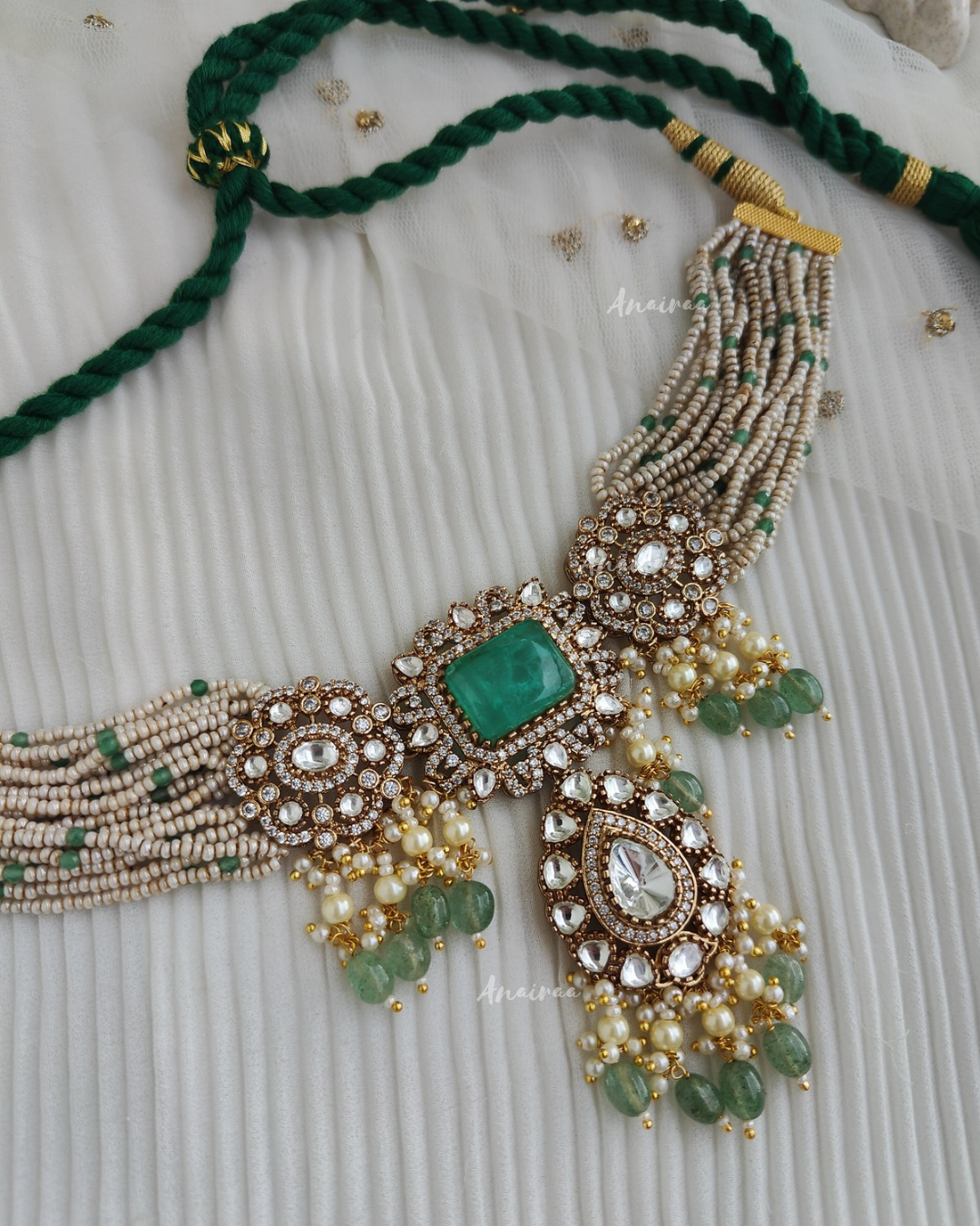 Polki victorian choker set