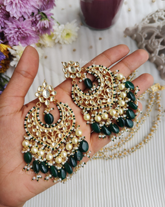 Paachi kundan chandbalis