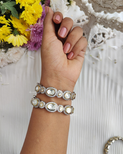 Polki openable bangles