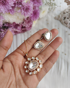 Polki pendant set