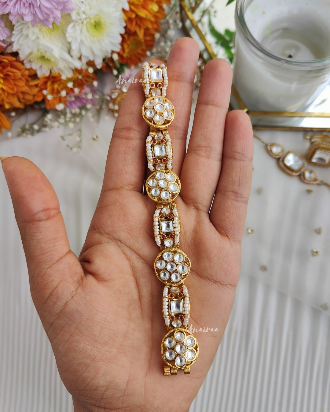 Polki Ruby bracelet