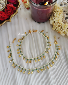 Kundan anklets