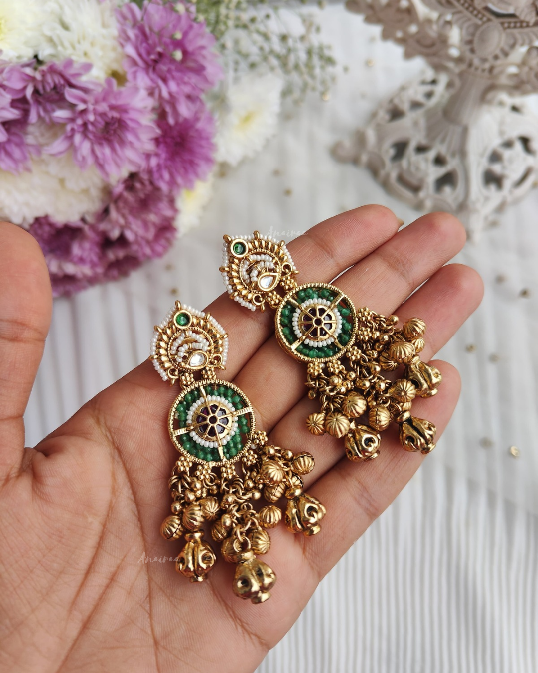 Antique ghungroo earrings