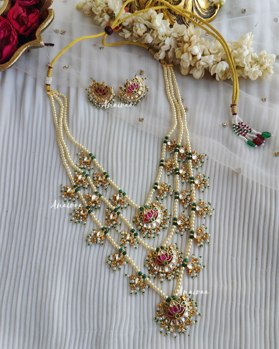 3 layered louts rani haar