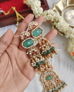 Antique long necklace set