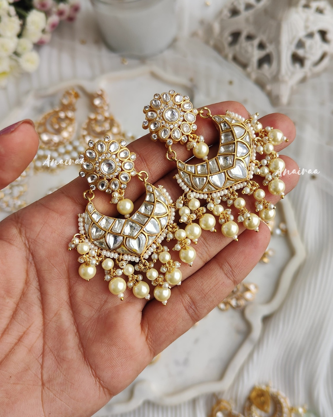 Thappa kundan chandbali