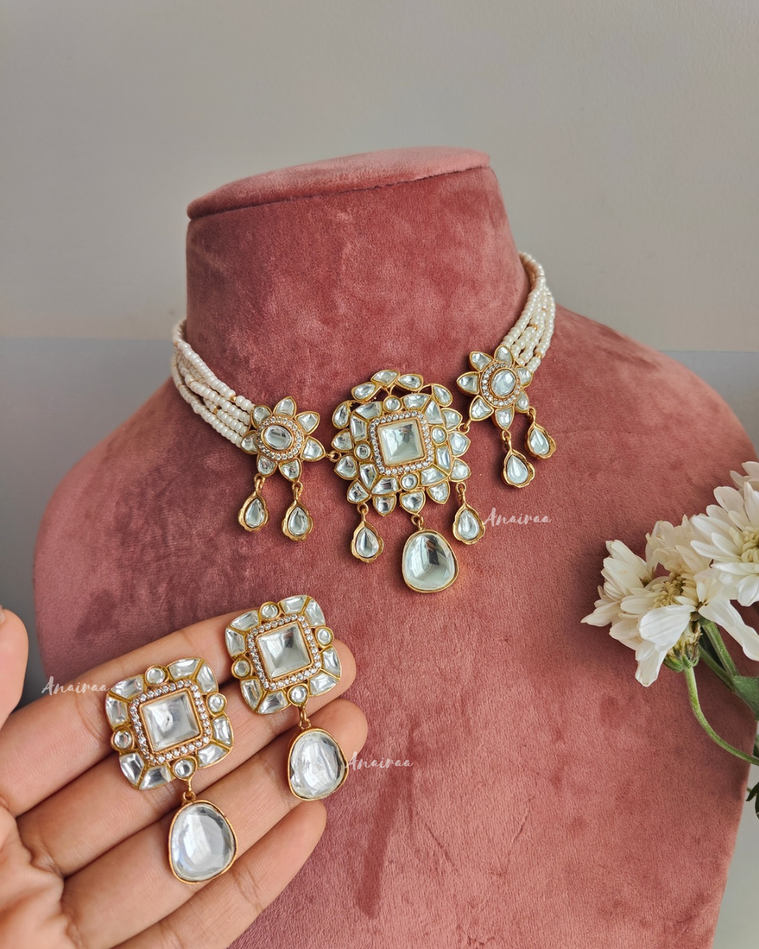 Polki choker set