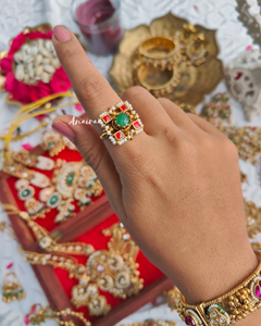 Heritage kundan ring