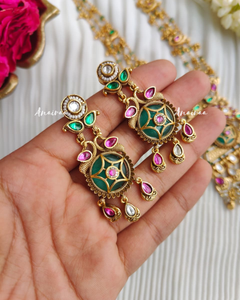 Antique long necklace set