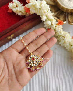 Paachi kundan maangtikka