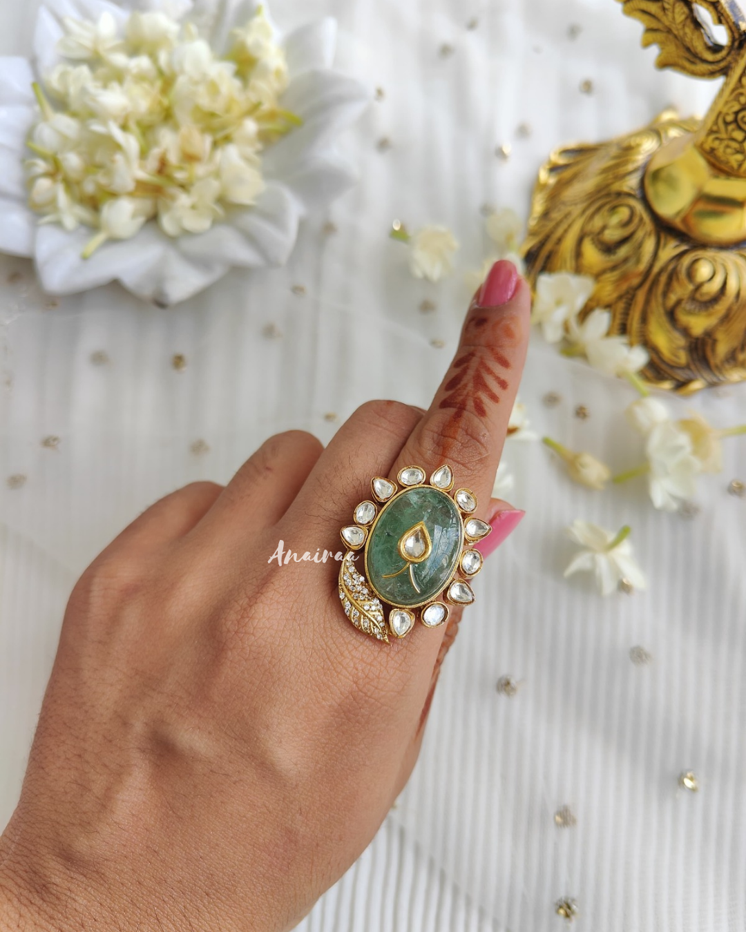 Sunaina sage ring