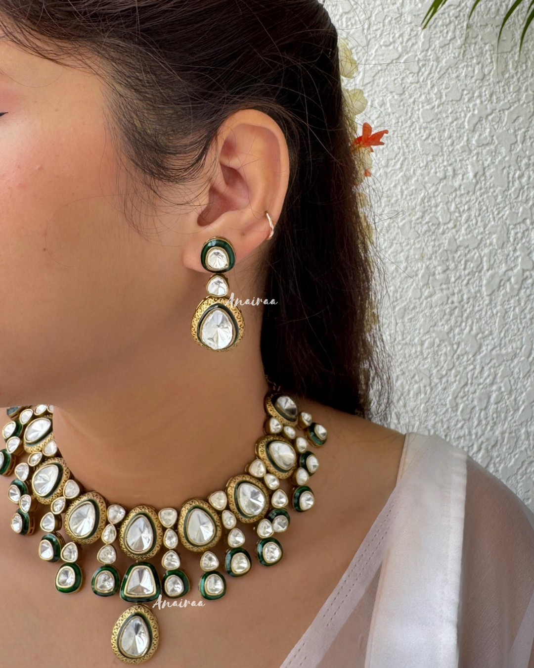 Kiara polki necklace set