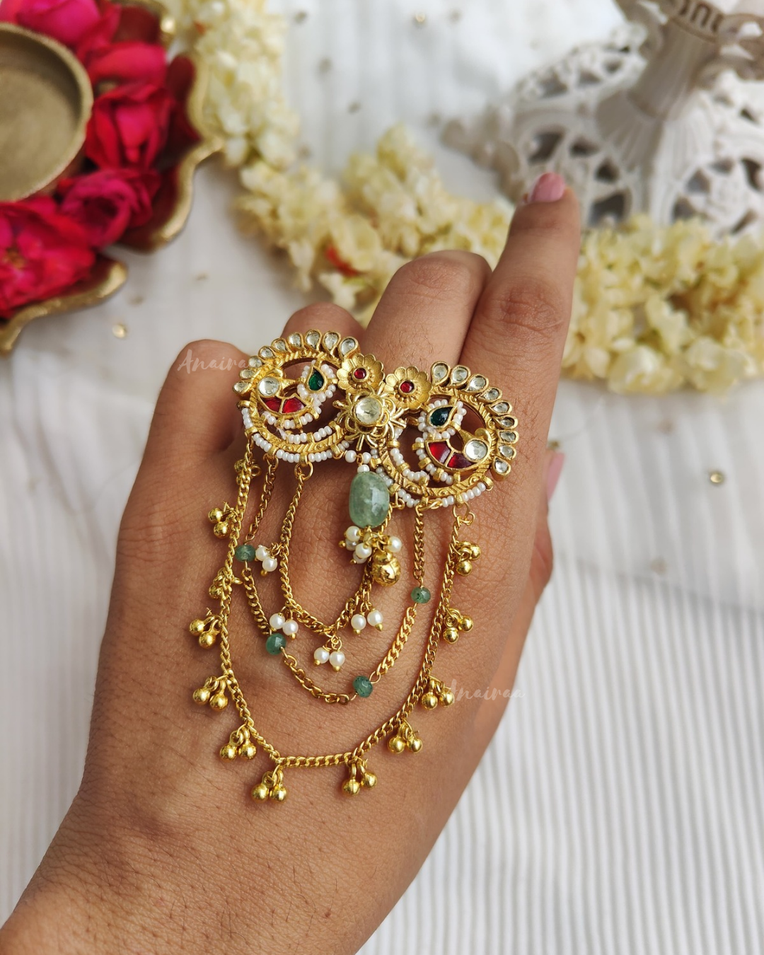 Heritage Kundan ring