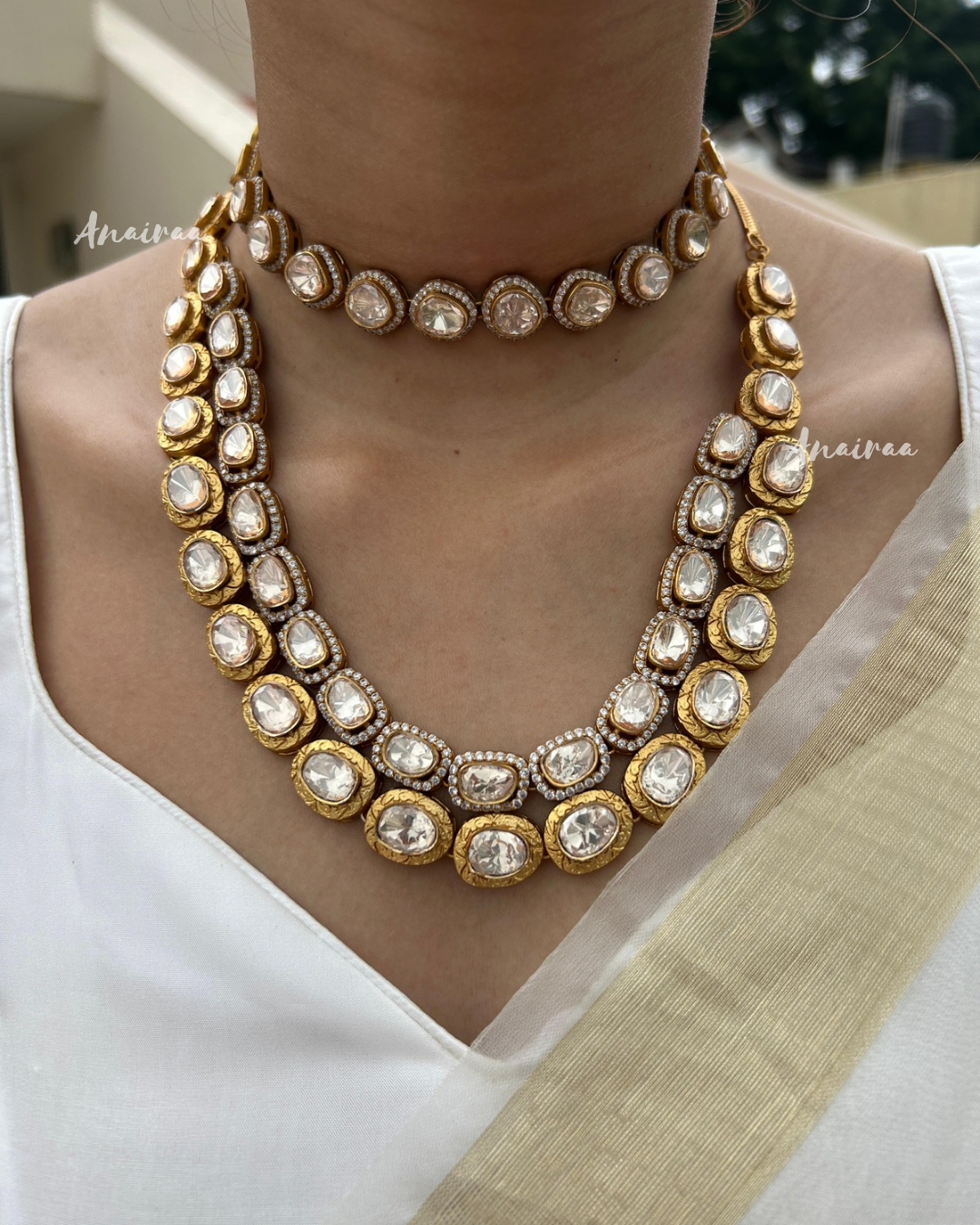 Real Moissanite set