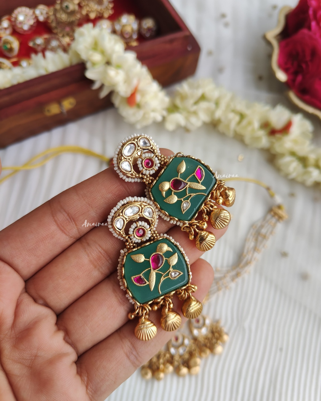 Antique ghungroo earrings