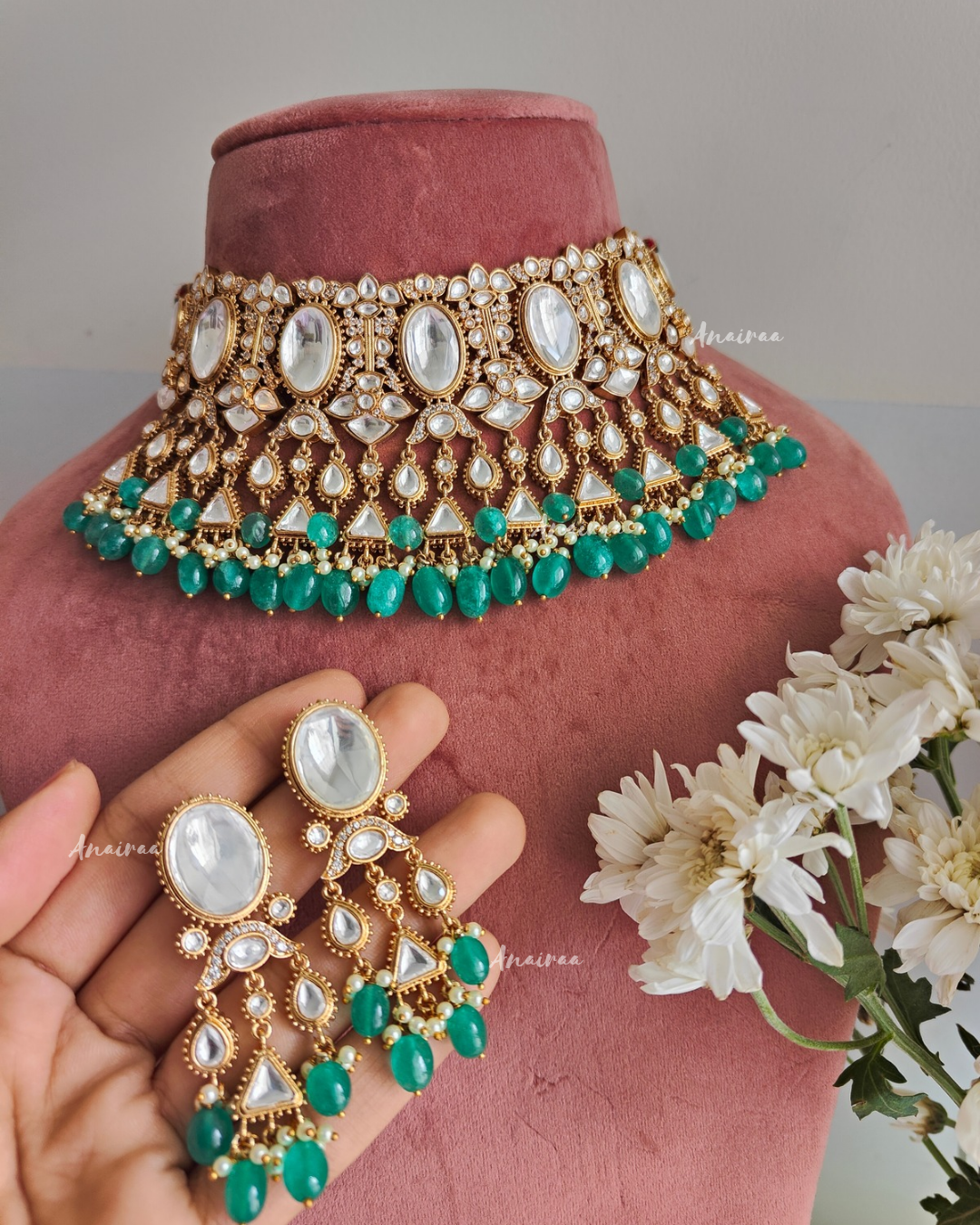 Polki Victorian set