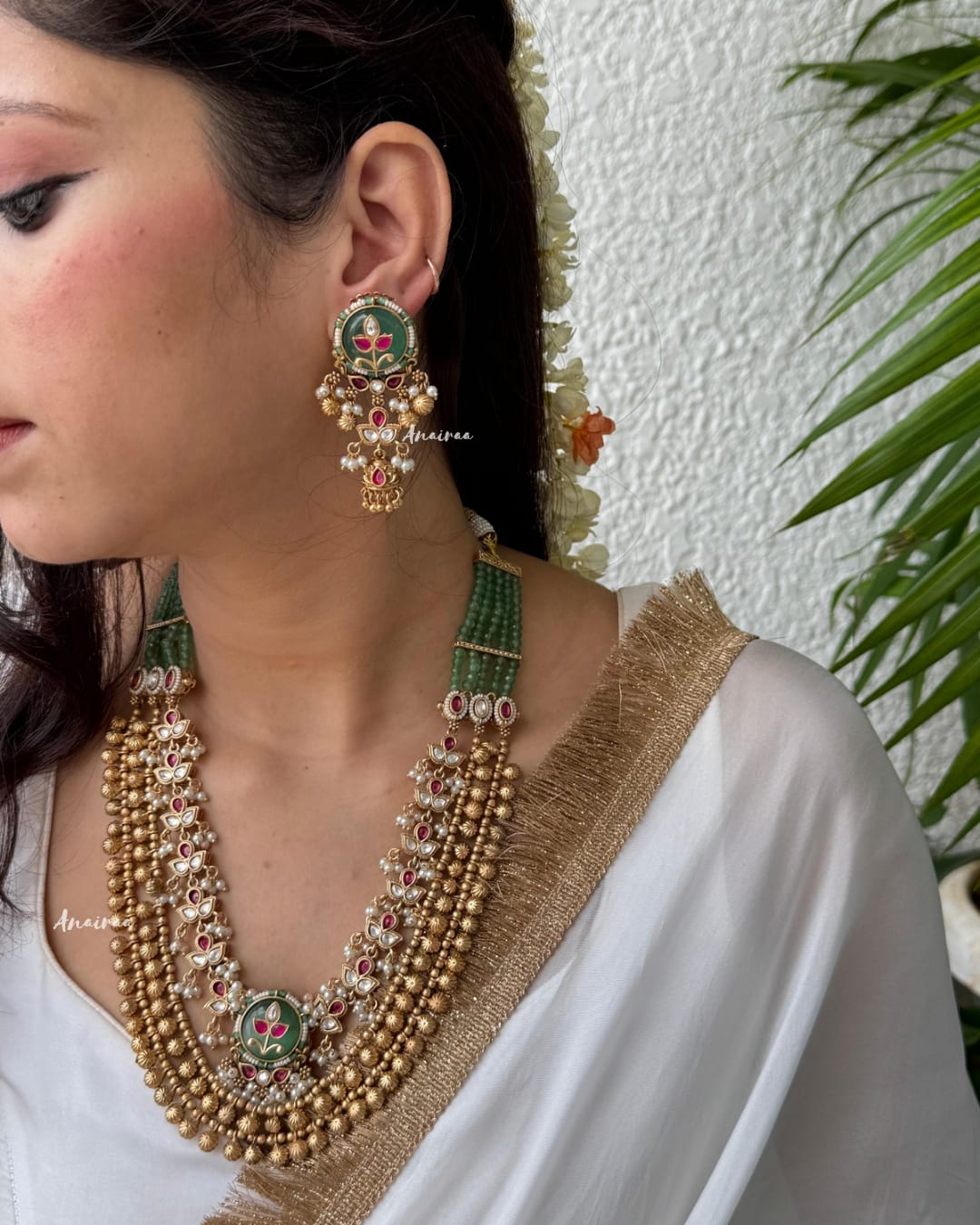 Reva long necklace set