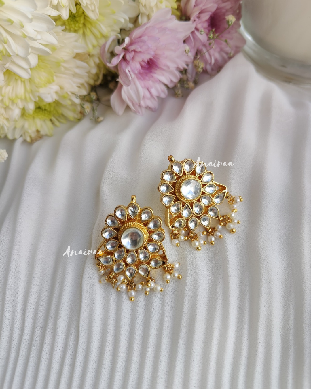 Paachi Kundan studs
