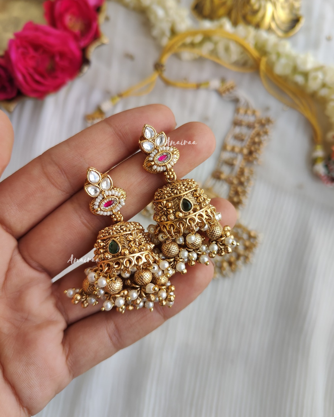 Aarohi Antique necklace set