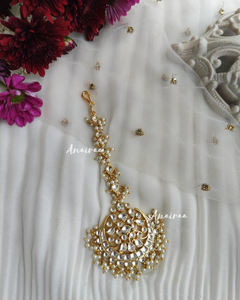 Paachi kundan maangtikka