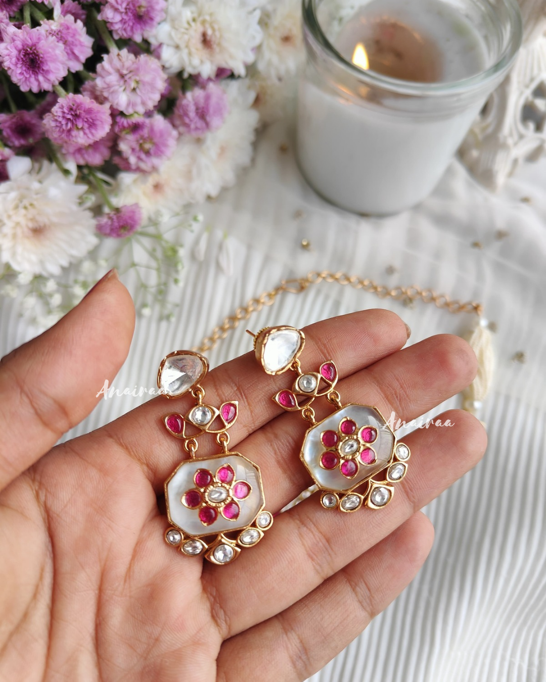 Mother of pearl choker set