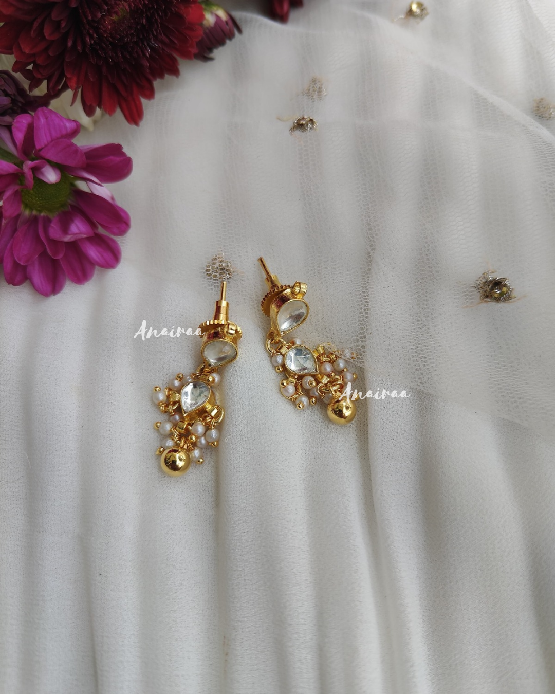 Kundan earrings