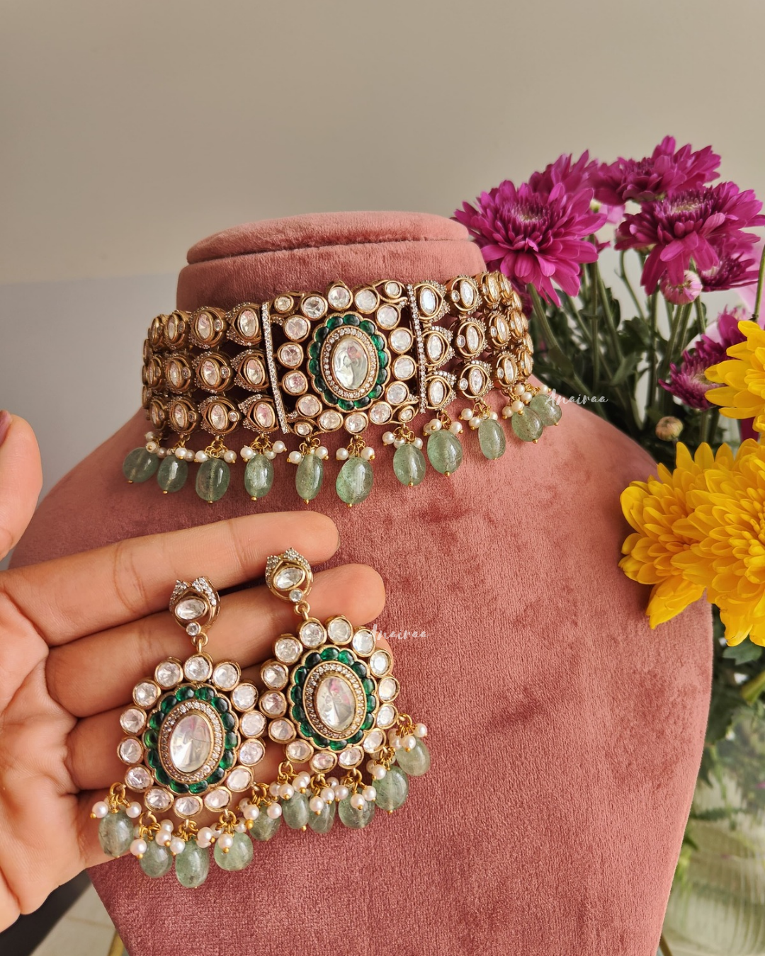 Polki choker set