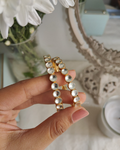 Paachi kundan non openable bangles