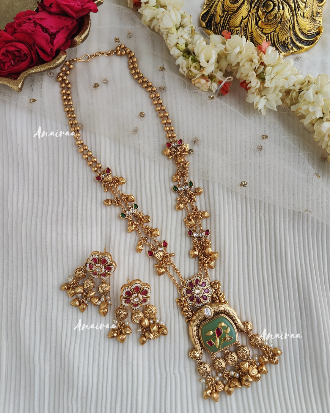Antique long necklace