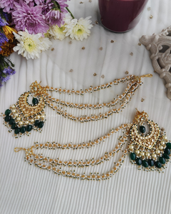 Paachi kundan chandbalis