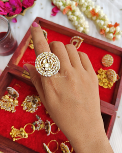 Paachi Kundan ring