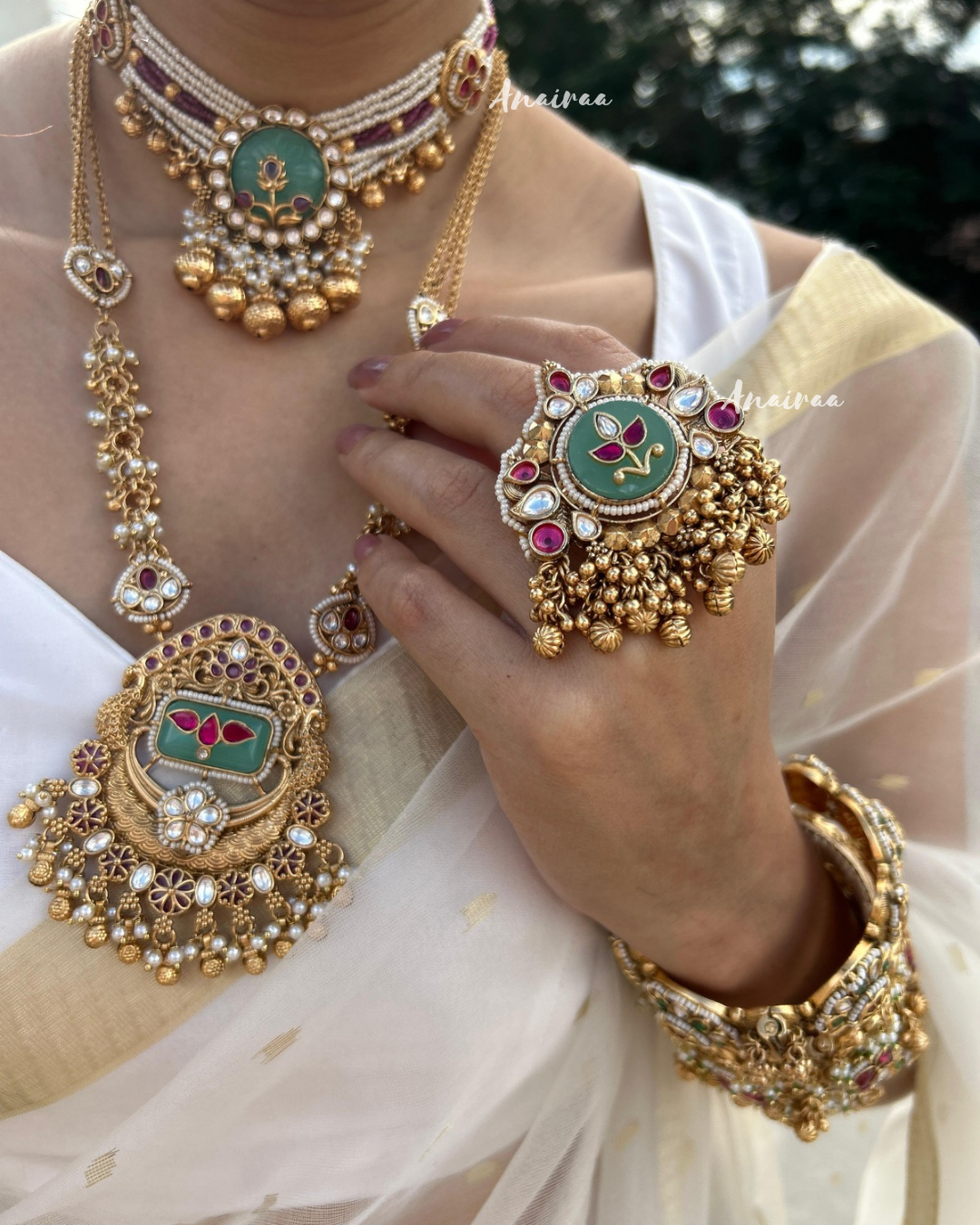 Antique Kundan set