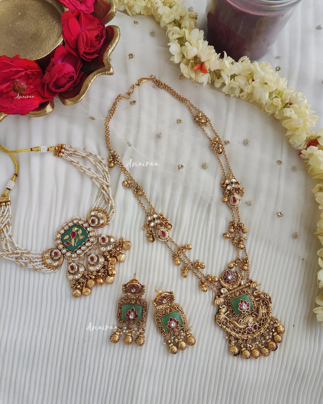 Antique kundan set(dispatch time 2 to 3 weeks)