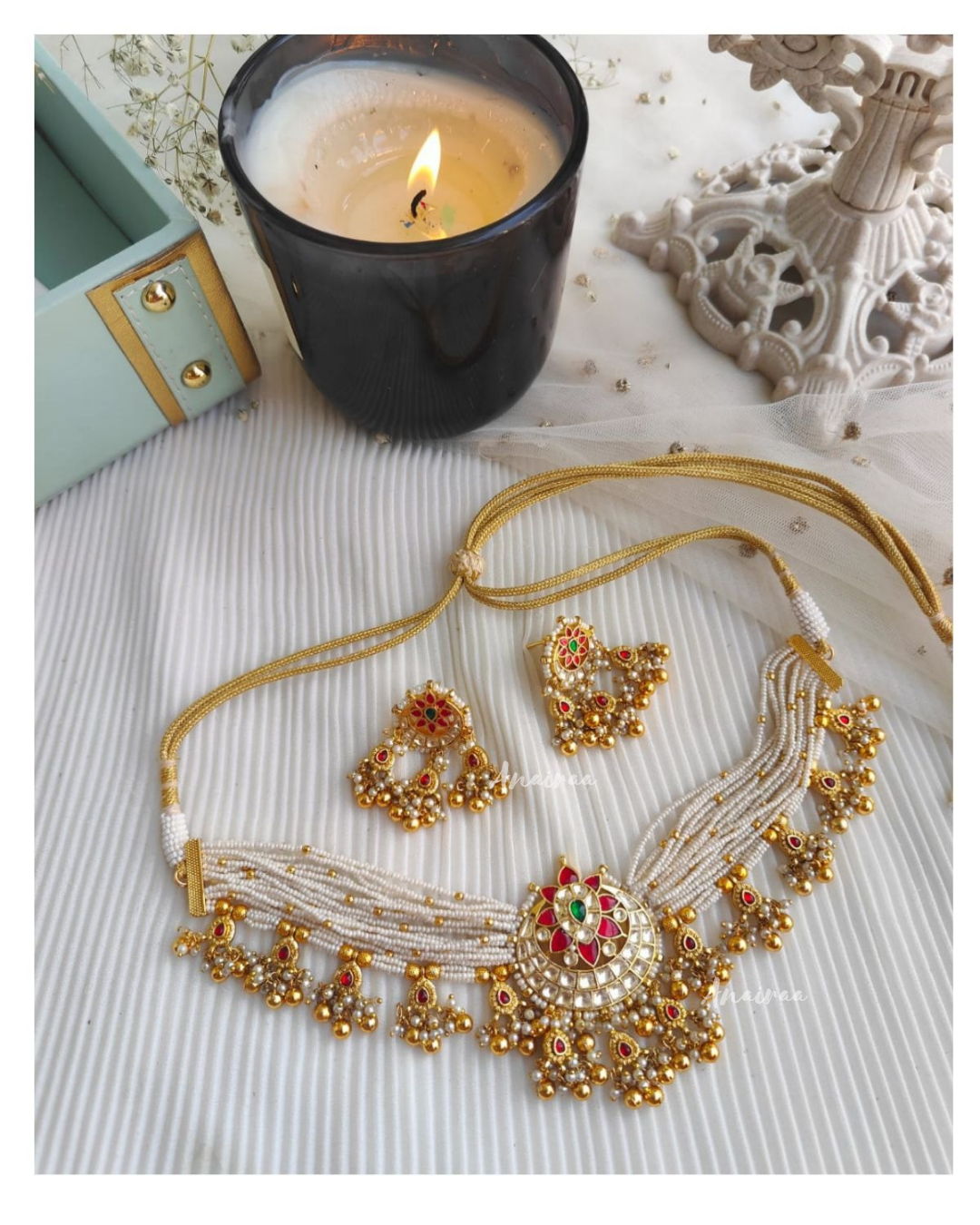 Paachi Kundan choker set