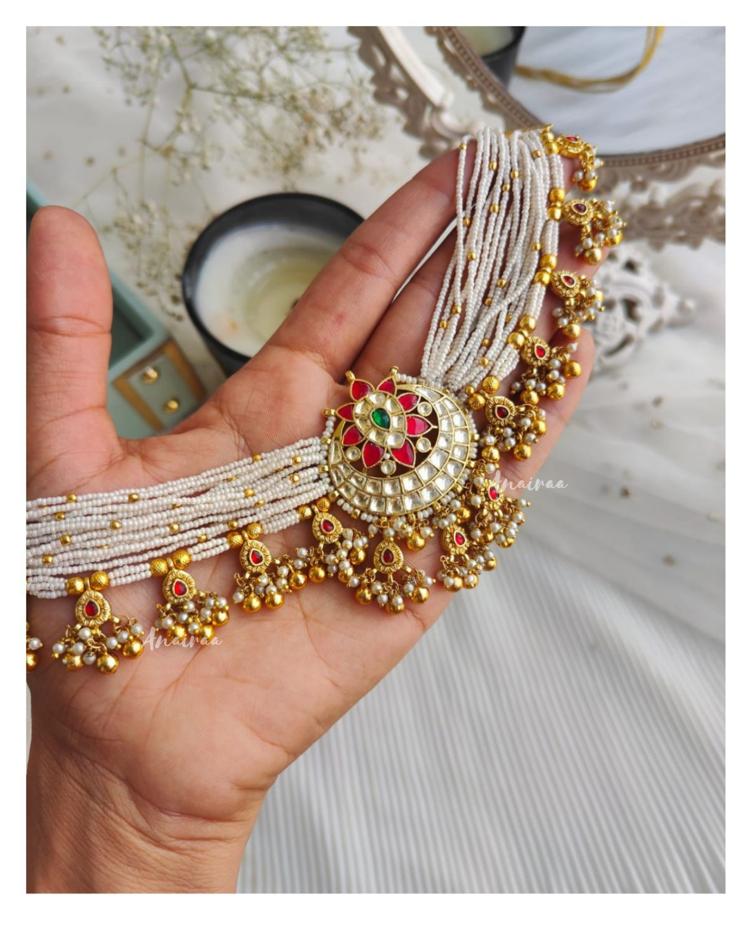 Paachi Kundan choker set