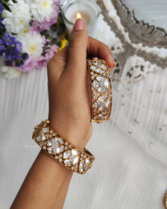 Polki openable bangles