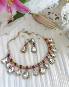 Polki necklace set