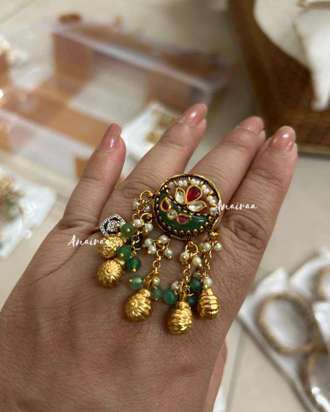 Heritage kundan ring