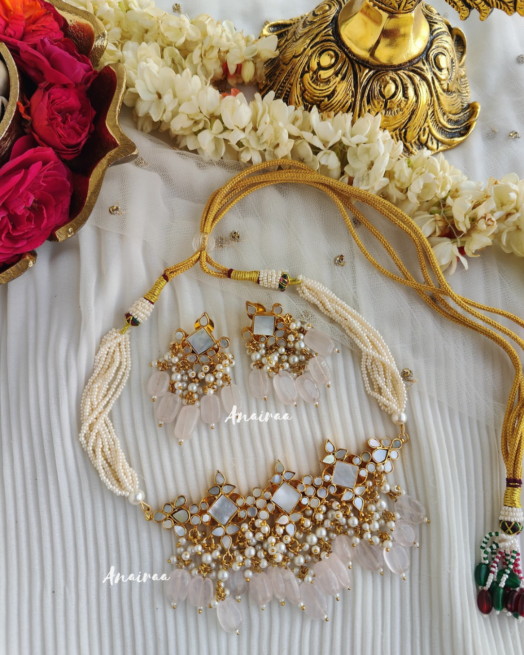 Mother of pearl choker set