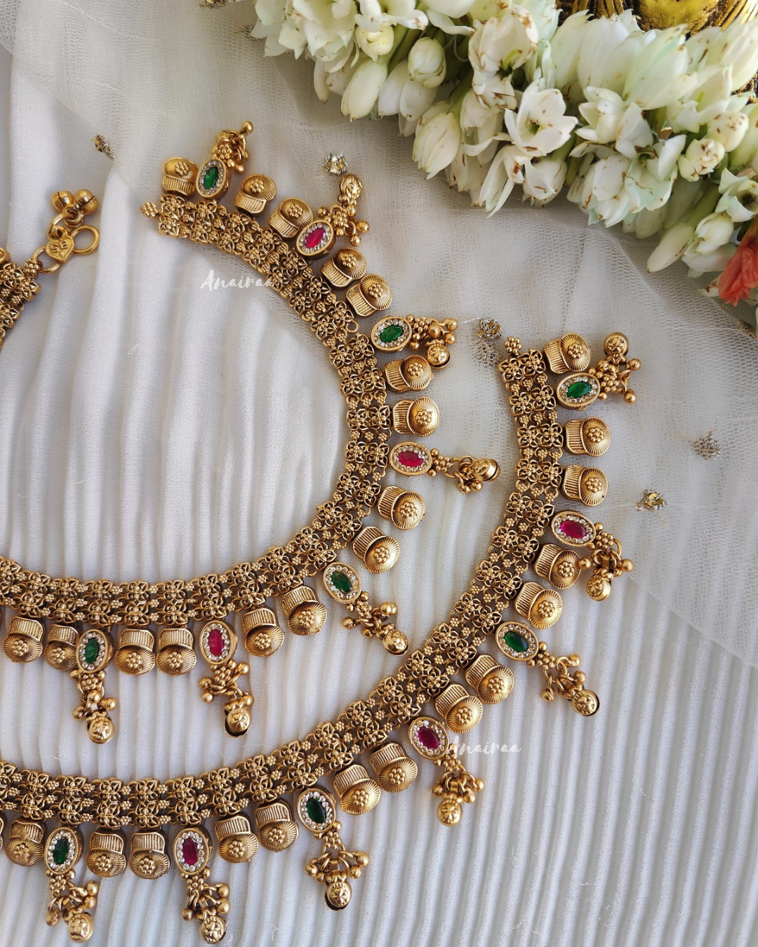 Antique kundan anklet \payal