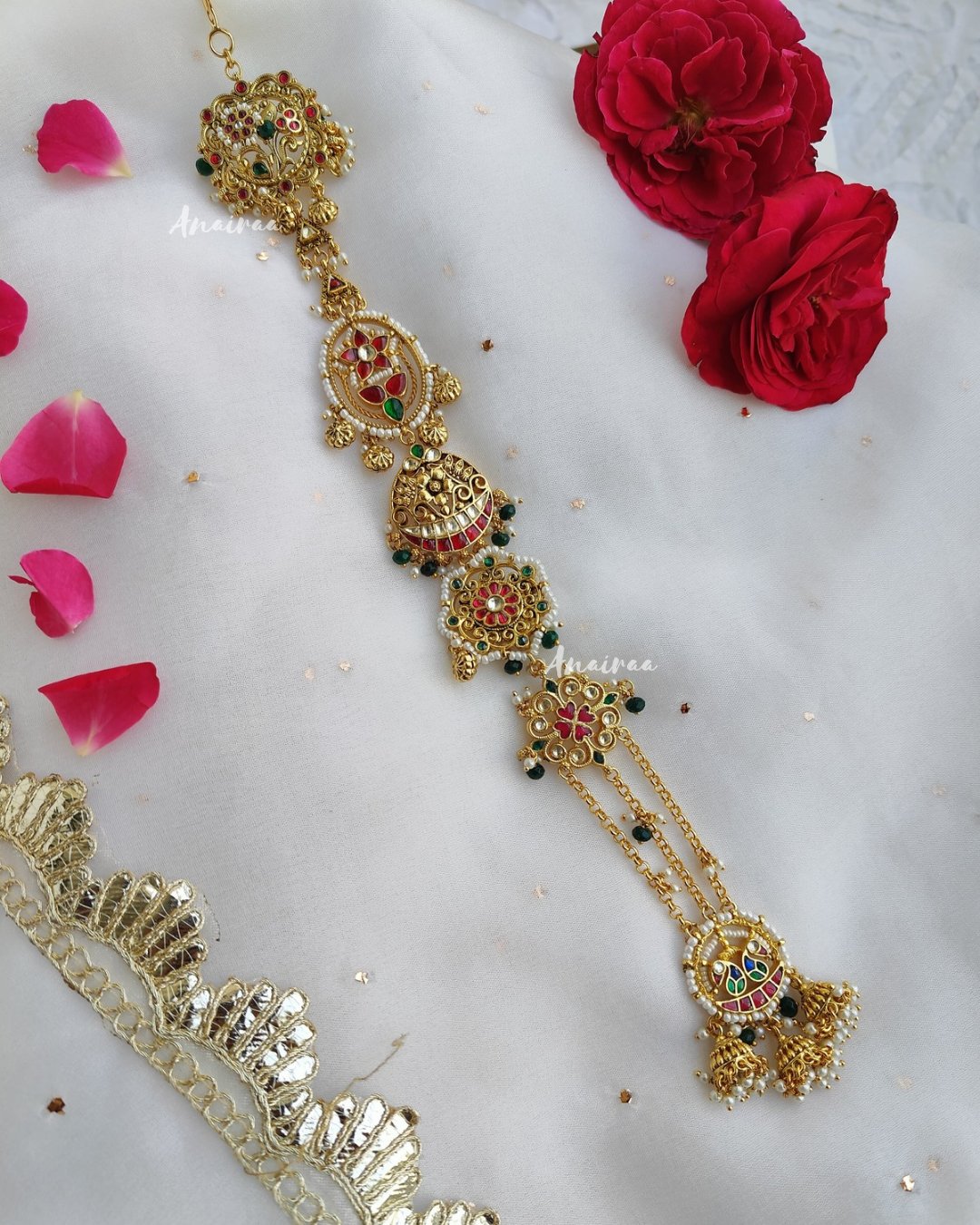 Janvi multi colour hair accessory