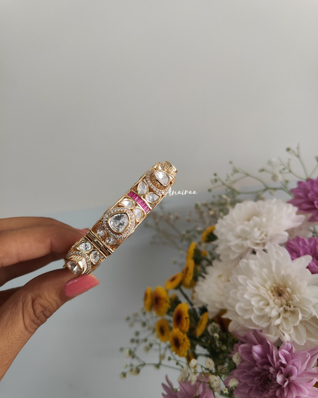 Moissanite openable bangles