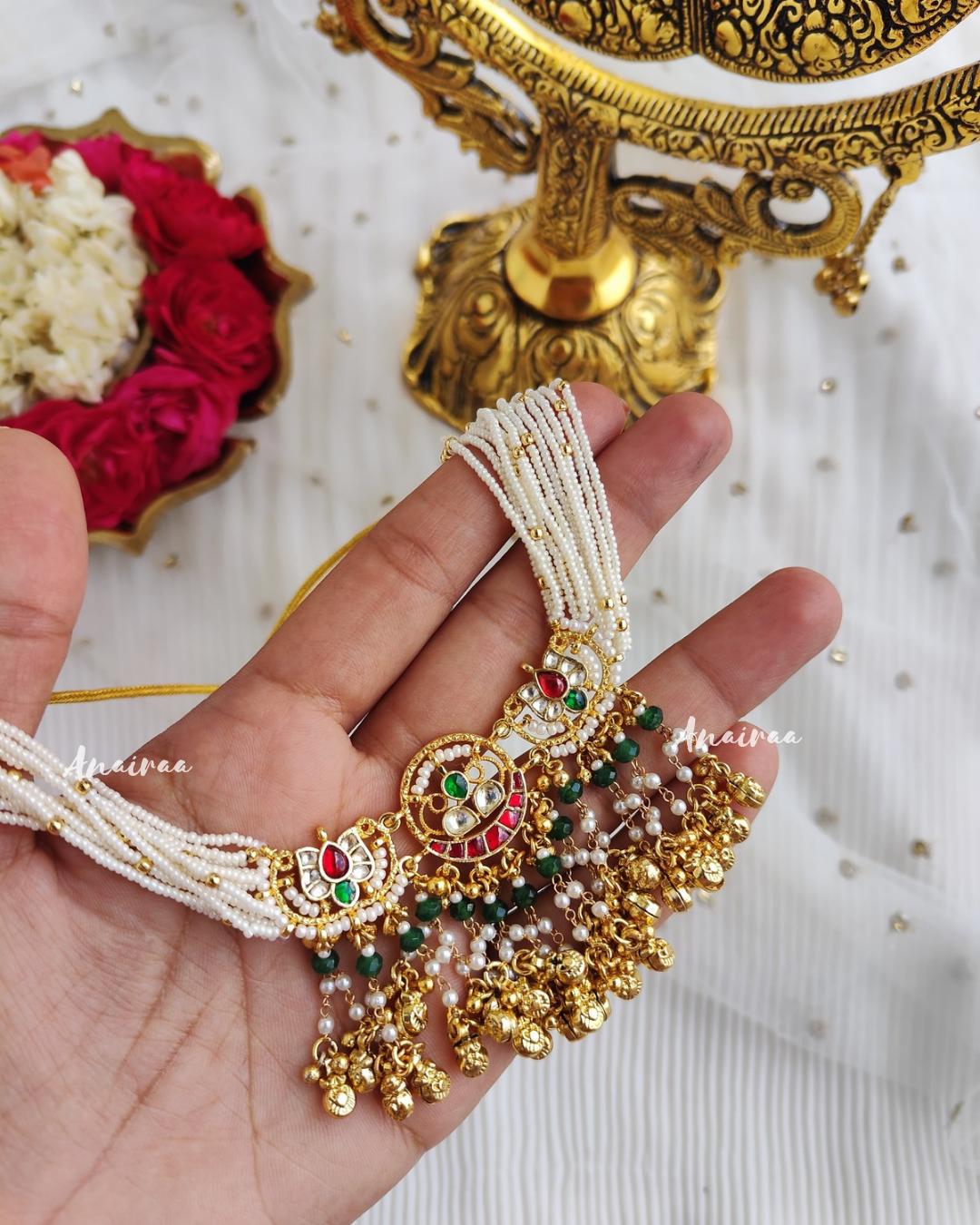 Vaanya paachi kundan choker set