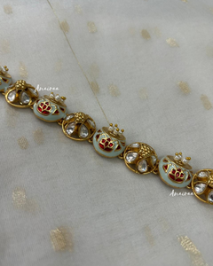 Polki Meenakari  bracelet(Single pc)