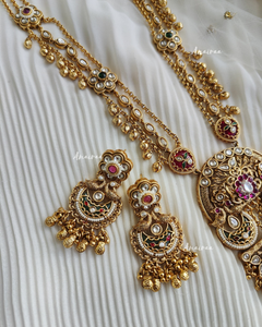 Antique long necklace set