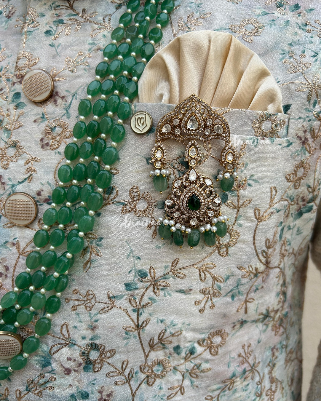 Groom sage brooch(only brooch)