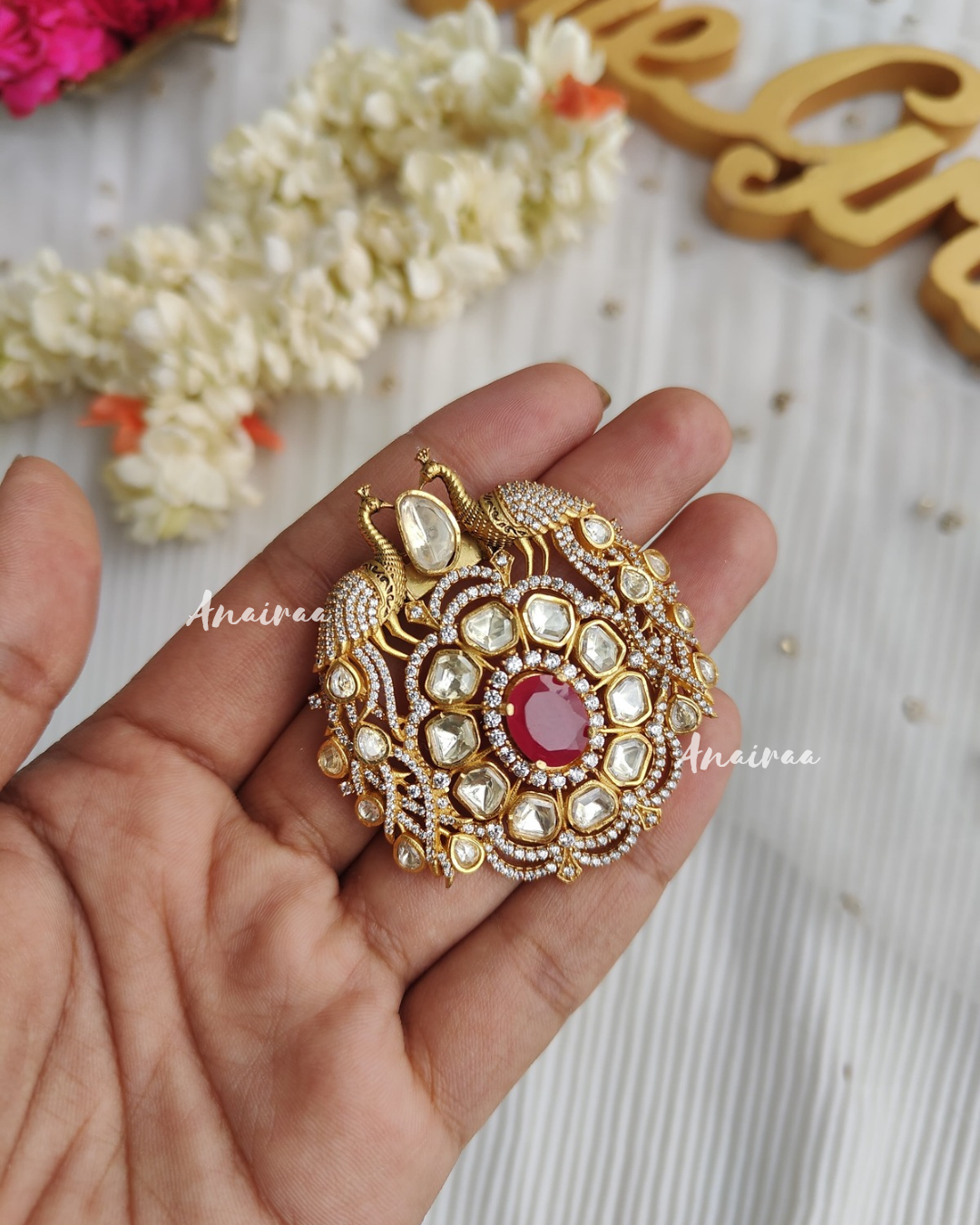 Groom brooch