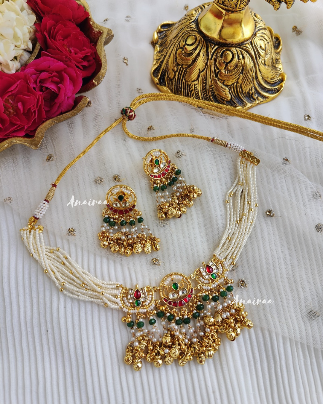 Vaanya paachi kundan choker set